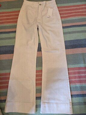 NWT Rails The Alamitos white jeans sz 26